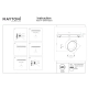 Lens reflektor do szynoprzewodu magnetycznego Flarity LED 15W 770lm 2700K-6000K TR217-4-15WTW-DD-B