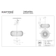 Levitation lampa wisząca LED 20W 500lm 3000K MOD376PL-L30G3K