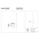 Light stick kinkiet LED 10W 750lm 3000K MOD237WL-L11B3K