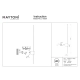 Light stick kinkiet LED 10W 750lm 3000K MOD237WL-L11BS3K