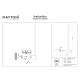 Light stick kinkiet LED 7W 500lm 3000K MOD237WL-L6BS3K