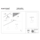 Luna lampa wisząca do szynoprzewodu magnetycznego Exility LED 5W 330lm 3000K-6000K TR039-4-5W3K-WW-DS-1