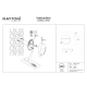 Mane kinkiet IP54 LED 3W 100lm 3000K O046SL-L3W3K