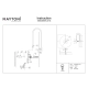 Mare kinkiet 1xG9 MOD305WL-01G