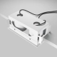 Metal Modern lampa wbudowana LED 20W 1450lm 3000K DL093-02-10W3K-W