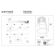 Minor lampa wbudowana LED 5W 230lm 3000K DL089-5W3K-BW