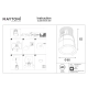 Minor lampa wbudowana LED 9W 700lm 3000K DL089-9W3K-BW