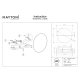 Mira kinkiet LED 14W 200lm 3000K MOD279WL-L14B3K