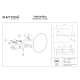 Mira kinkiet LED 14W 300lm 3000K MOD279WL-L14G3K