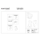 ONDA reflektor do szynoprzewodu 1-fazowego Unity LED 12W 780lm 3000K TR007-1-12W3K-B-1