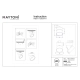 ONDA reflektor do szynoprzewodu 1-fazowego Unity LED 12W 830lm 3000K TR007-1-12W3K-W-1