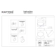 ONDA reflektor do szynoprzewodu 1-fazowego Unity LED 18W 1370lm 3000K TR007-1-18W3K-B-1