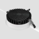 Okno lampa wbudowana IP44 LED 24W 1800lm 3000K DL055-24W3K-W