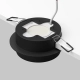 Orlo lampa wbudowana 1xGX53 DL087-GX53-RD-B