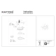 Orlo lampa wbudowana 1xGX53 DL087-GX53-RD-W