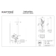 Ornate kinkiet LED 2W 50lm 3000K MOD318WL-L3BS3K