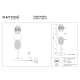Pattern lampka stołowa LED 28W 3500lm 3000K MOD267TL-L28CH3K