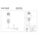 Pattern lampka stołowa LED 28W 3500lm 3000K MOD267TL-L28G3K
