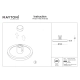 Plato lampa do szynoprzewodu magnetycznego Flarity LED 7W 250lm 2700K TR152-1-7W2.7K-BS-DE