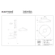 Plons lampa sufitowa LED 34W 2040lm 3000K MOD283CL-L34BS3K