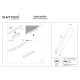 Points lampa do szynoprzewodu magnetycznego Exility LED 12W 900lm 2700K-6000K TR031-4-12WTW-DD-W