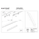 Points lampa do szynoprzewodu magnetycznego Exility LED 18W 1350lm 2700K-6000K TR031-4-18WTW-DD2-B