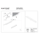 Points lampa do szynoprzewodu magnetycznego Exility LED 24W 1650lm 2700K-6000K TR031-4-24WTW-DD-B