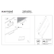 Points Rot lampa do szynoprzewodu magnetycznego Exility LED 12W 850lm 2700K-6000K TR033-4-12WTW-DD-W
