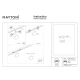 Rado lampa do szynoprzewodu magnetycznego Exility LED 18W 994lm 2700K-6000K TR040-4-18W3K-DS-BBS