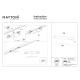 Relax lampa do szynoprzewodu magnetycznego Flarity LED 5W 204lm 2700K-6000K TR107-4-5W-DS-B
