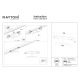 Relax lampa do szynoprzewodu magnetycznego Flarity LED 5W 215lm 2700K-6000K TR107-4-5W-DS-W