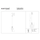 Roots lampa wisząca 1xE27 MOD192PL-01W1