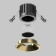 Round lampa wbudowana LED 12W 870lm 3000K DL058-12W3K-BS