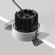 Round lampa wbudowana LED 12W 810lm 3000K DL058-12W3K-TRS-BS