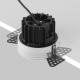 Round lampa wbudowana LED 12W 830lm 3000K DL058-12W3K-TRS-B