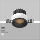 Round lampa wbudowana LED 12W 830lm 3000K DL058-12W3K-TRS-B
