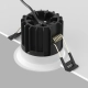 Round lampa wbudowana LED 12W 850lm 3000K DL058-12W3K-W