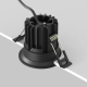 Round lampa wbudowana LED 7W 490lm 3000K DL058-7W3K-B