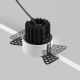 Round lampa wbudowana LED 7W 500lm 3000K DL058-7W3K-TRS-BS