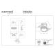 Round lampa wbudowana LED 7W 480lm 3000K DL058-7W3K-TRS-B