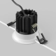 Round lampa wbudowana LED 7W 450lm 3000K DL058-7W3K-W