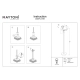 Scope lampa stojąca IP65 1xGU10 O025FL-01B1