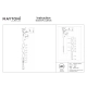 Seoul lampa wisząca LED 14W 1700lm 3000K MOD374PL-L28W3K