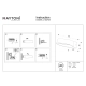 Share kinkiet IP54 LED 12W 1200lm 3000K O443WL-L12GF3K