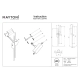 Skyline kinkiet LED 23W 800lm 4000K MOD179WL-L22W4K1