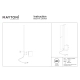 Solid lampa podłogowa LED 24W 2350lm 3000K MOD277FL-L24GR3K