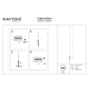 Spear lampa stojąca IP65 LED 1W 50lm 3000K O441FL-L1GF3K1