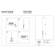 Spear lampa stojąca IP65 LED 1W 50lm 3000K O441FL-L1GF3K