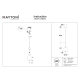 The Sixth Sense lampa wisząca LED 7W 500lm 3000K Z020PL-L6BS3K