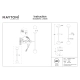 Touch kinkiet LED 13W 800lm 3000K MOD285WL-L10B3K